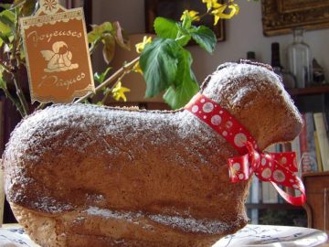 agneau pascal alsacien en biscuit fait par Amélie